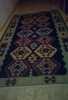 starožitný vlněný koberec Kilim